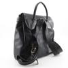 Gucci Old Gucci Backpack Daypack Vintage Black Calfskin Women Used