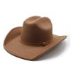 Warm Windproof Cowboy Hat Fedora Et Chapeau Thickened High Quality Felt Fedora Halt for Man and Women in Winter