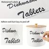 Dishwasher Pod Container with  Lid Acrylic Dishwasher Detergent Container, Farmhouse Kitchen Tablet Organizer, Round