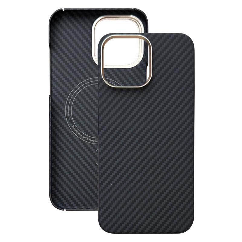 

iPhone 16 Pro Ultra-Thin Kevlar Magnetic Case with 600D Heat Dissipation - Full Coverage Protective Cover for Apple 16 Pro