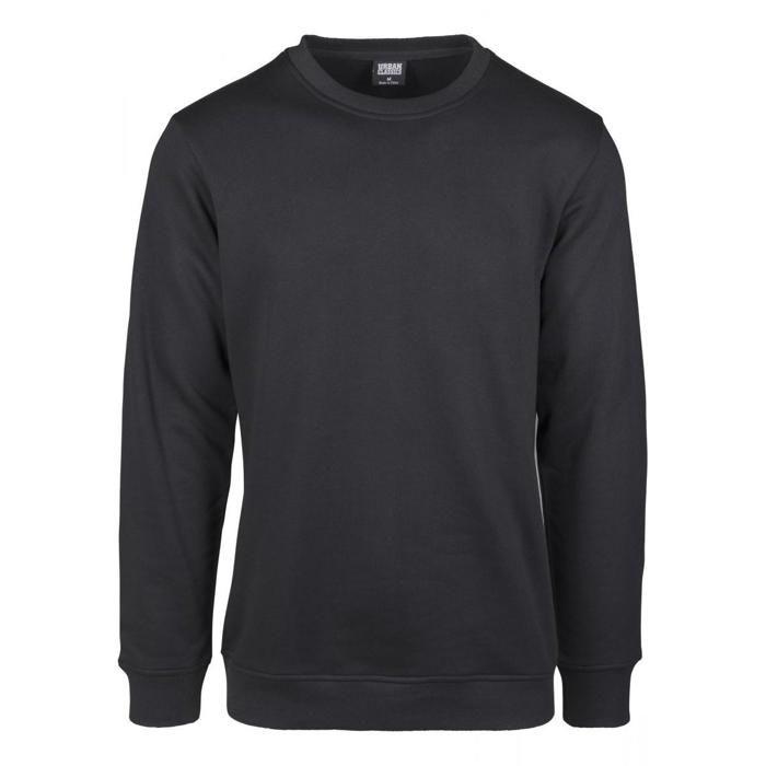 T-shirt - Urban Classics - Crewneck - Gris foncé - Manches longues - French Terry 250g/m²