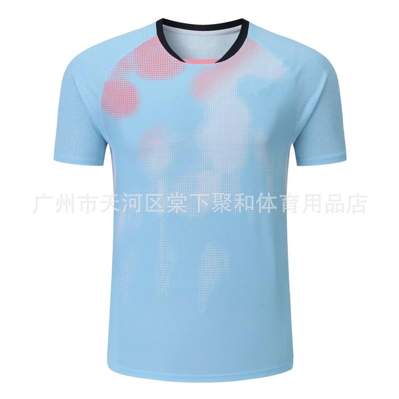 Quick-Dry Breathable Badminton Shirt Men Women Kids Training Competition Sportswear Short Sleeve