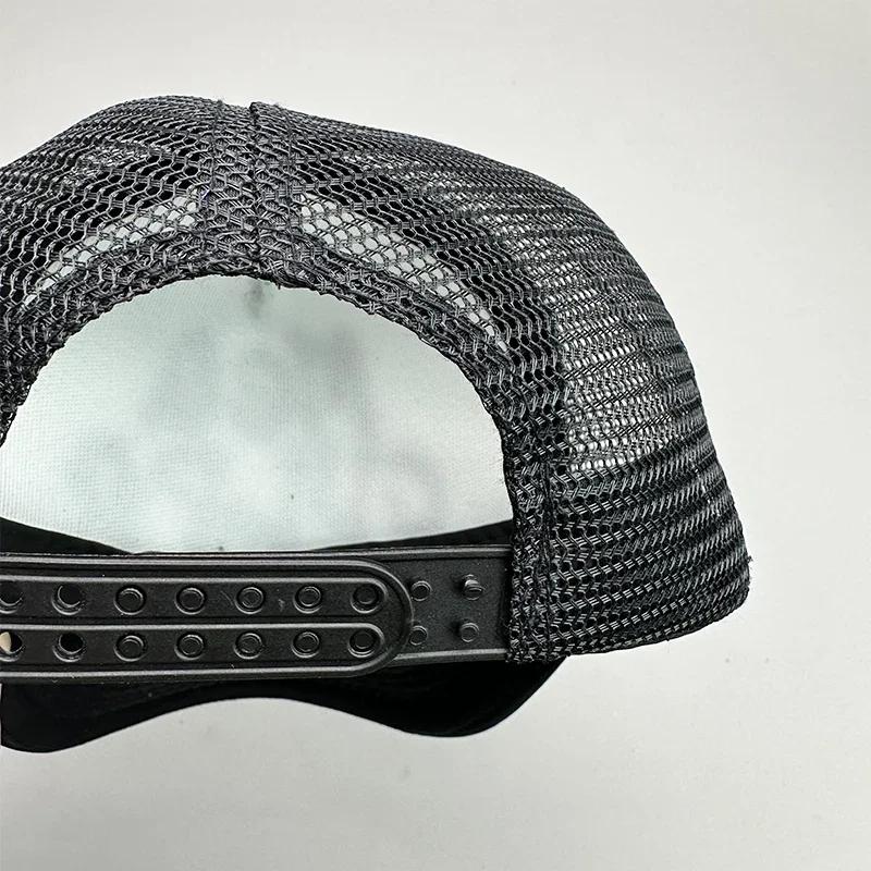 Neue coole Street Hip Hop Buchstaben bunte Netz-Baseballkappen für Männer und Frauen, Baumwolle, Sommer, verstellbar, atmungsaktiv, Snapback Sportkappen