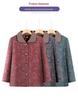 Grandma Style Lapel Jacket: Spring/Autumn Fashion Cardigan for Elderly Women
