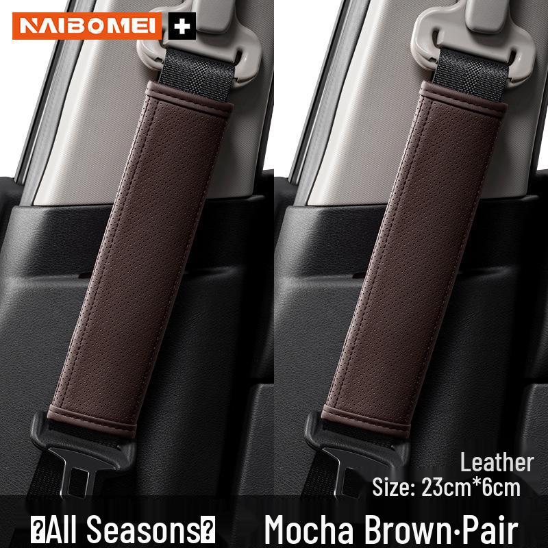 ORA Good Cat Car Seat Belt Shoulder Pad Protector for Lightning, Ballet, Black, and White Cat Models - Interior Accessory.