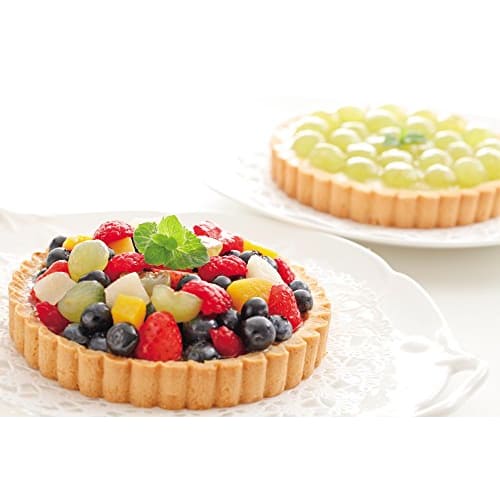 Pearl Metal Made in Japan Tart Pan, 24cm, High Clean Coat, EE Sweets, D-4981
