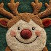Christmas Door Mat Outdoor Non-Slip Reindeer Bathroom Doormat 23.6x15.7 Inch Washable Absorbent Christmas Outdoor Mat