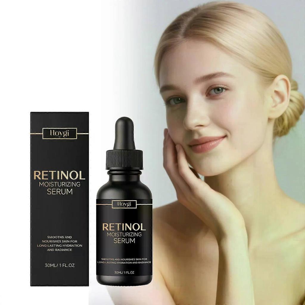 Retinol Moisturizing Serum  Vitamin A Anti-Aging Formula, Pore Refining & Skin Smoothing, Hydrating for Radiant Glass Skin, 30ml/1 FL.OZ