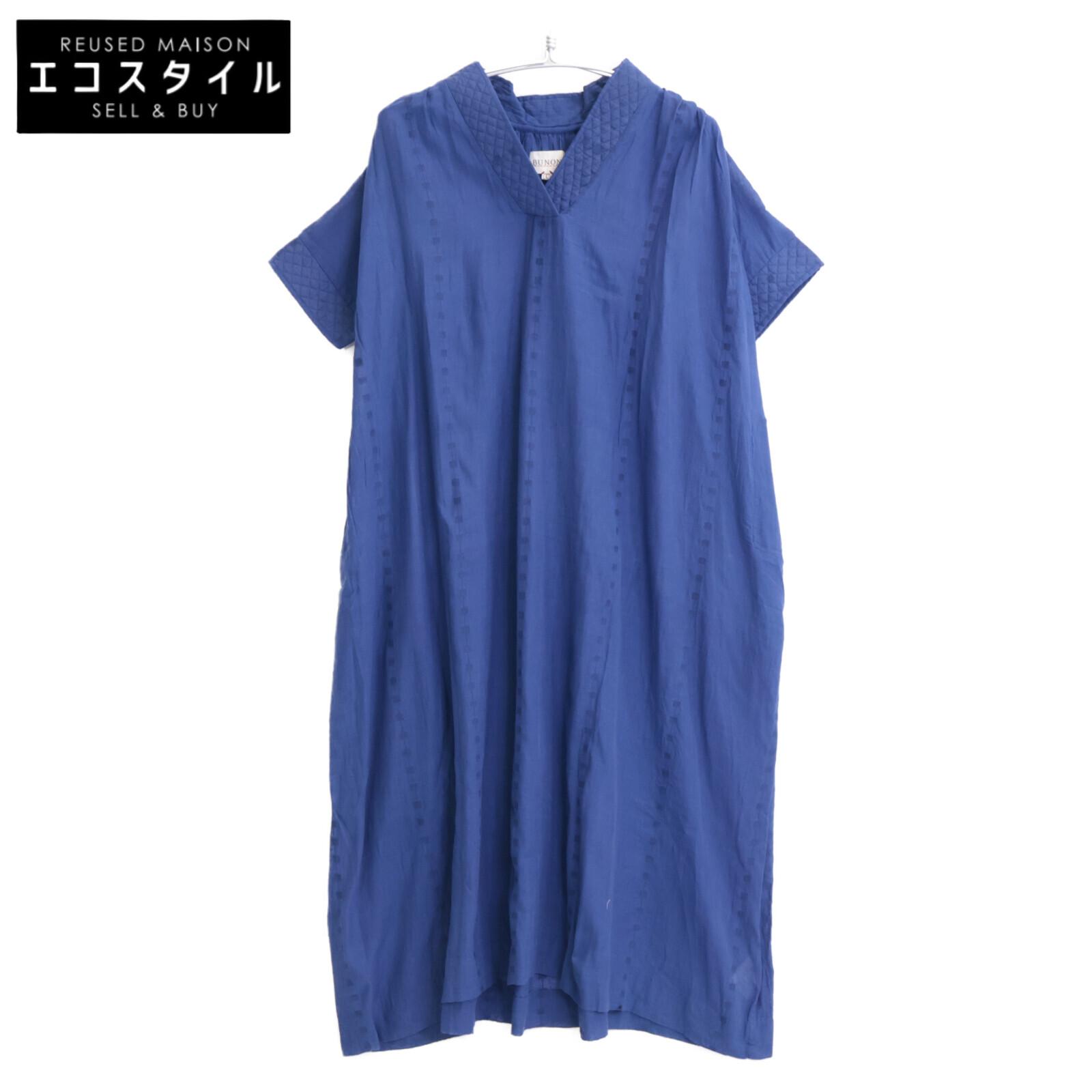 

BUNON [BUNON] Navy Thin Cotton Dress dress L NavyUsed