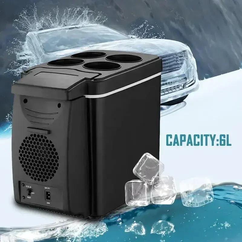 Portable Mini Car Refrigerator Electric Refrigerator Freezer Warmer Dual Purpose Suitable for Camping RV Bar Travel