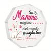 Du bist die beste Mama der Welt, ich liebe dich. - Acryl-Schreibtischornament, Dekoration für vier Jahreszeiten, neuartige Heimdekoration, perfekt langlebig für das Schlafzimmer