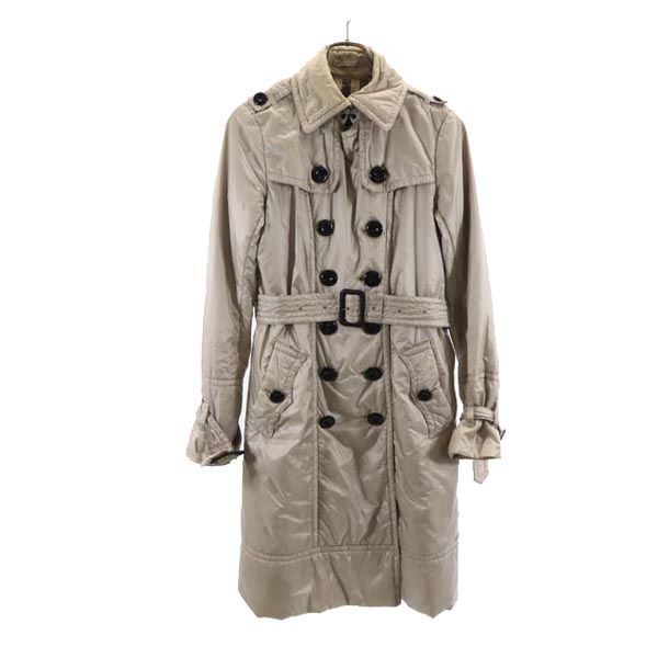 BURBERRY Cotton filling trench coat 38 beige Sanyo Shokai Women Used
