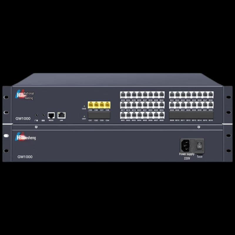 Guowei GW1000 Rack-Mounted PBX System (CN Version)