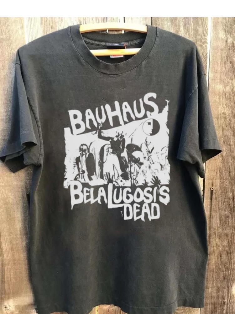 Vintage Bauhaus Bela Lugosi#039s Dead Shirt Classic Goth Rock Band Tee PA6556 Unisex T-Shirt M