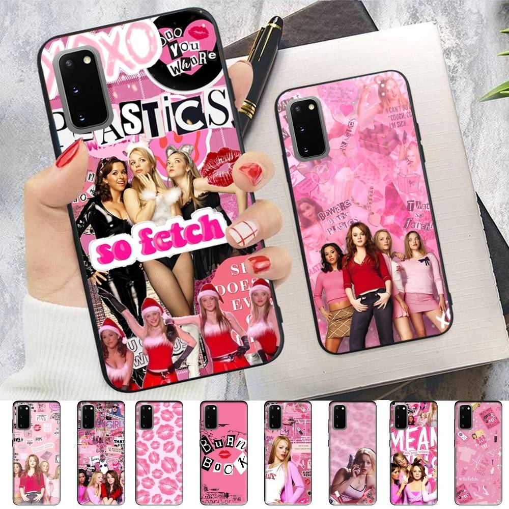 M-Mean Girls B-Burn Book Phone Case For Samsung S 24 Fe 25 Ultra Plus 20 Lite 21 30 22 23 24 22 Ultra 5G Fundas