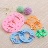 8pcs Wool Ball Maker Knitted Tools Yarn Pompon Wool Plush Ball Set Fluff Ball Wool Ball Production Tools Pompoms