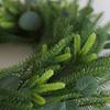 Hand Soft Glue 60cm Norfolk Pine Wreath Wall Hanging Summer Festival Decoration Closet Pendant Simulation Leaf