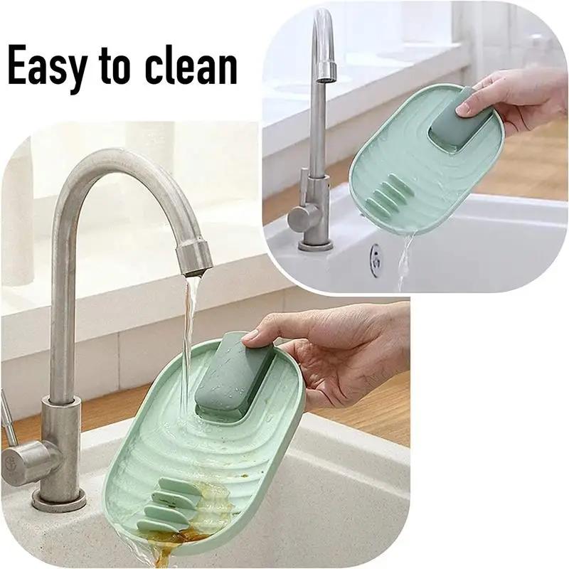 Multifunction Ladle Spoon Rest Holder Utensil Organizer Spatula Holder Racks Pot Lid Storage Pad Kitchen Storage Shelf Plastic