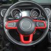   Lenkrad Panel Basis Oberen Unteren Dekoration Aufkleber Für Jeep Wrangler JL Für JT Gladiator 2018 Up Auto Innen Zubehör