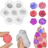 Heat-resistant Flower Silicone Mold 7 Cavities Chocolate Baking Mold  Handmade Accessories