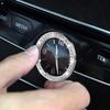 For Mercedes Benz C E S CLS GLC Class W205 W212 W213 W222 W218 X253 Car Accessories Central Clock Watch Ring Trim Diamond Cover