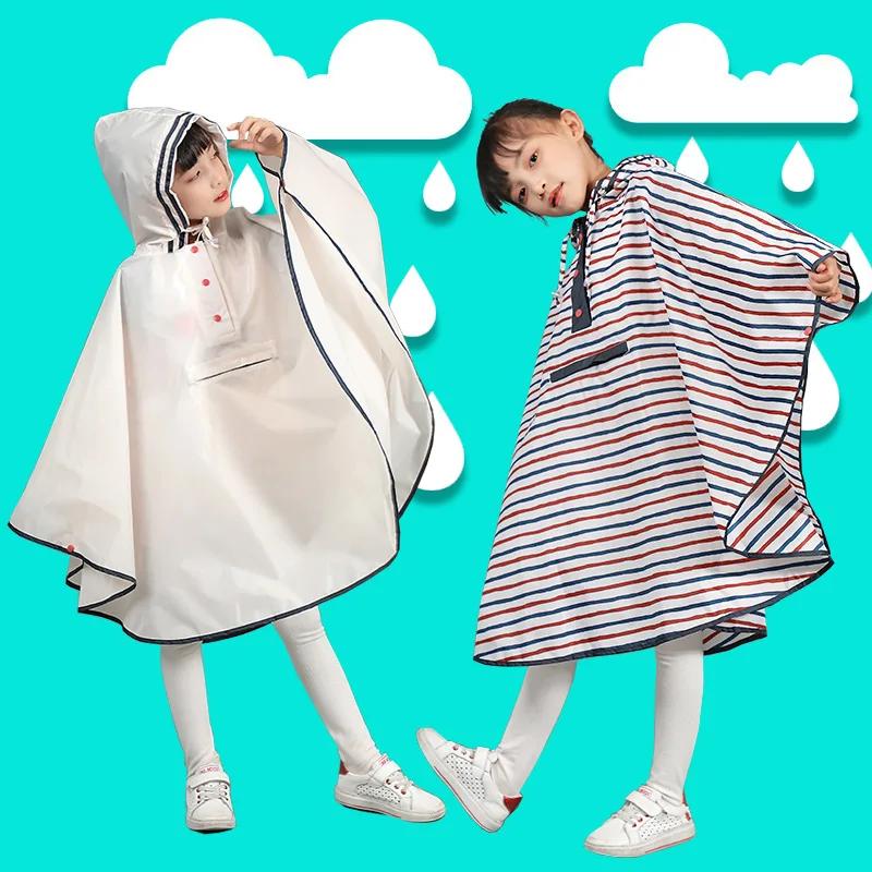 Children Raincoat Kids for Girls Boys Cute Waterproof Child Rain Coat Cover Impermeable Kid Raincoats Poncho Rainwear Hooded