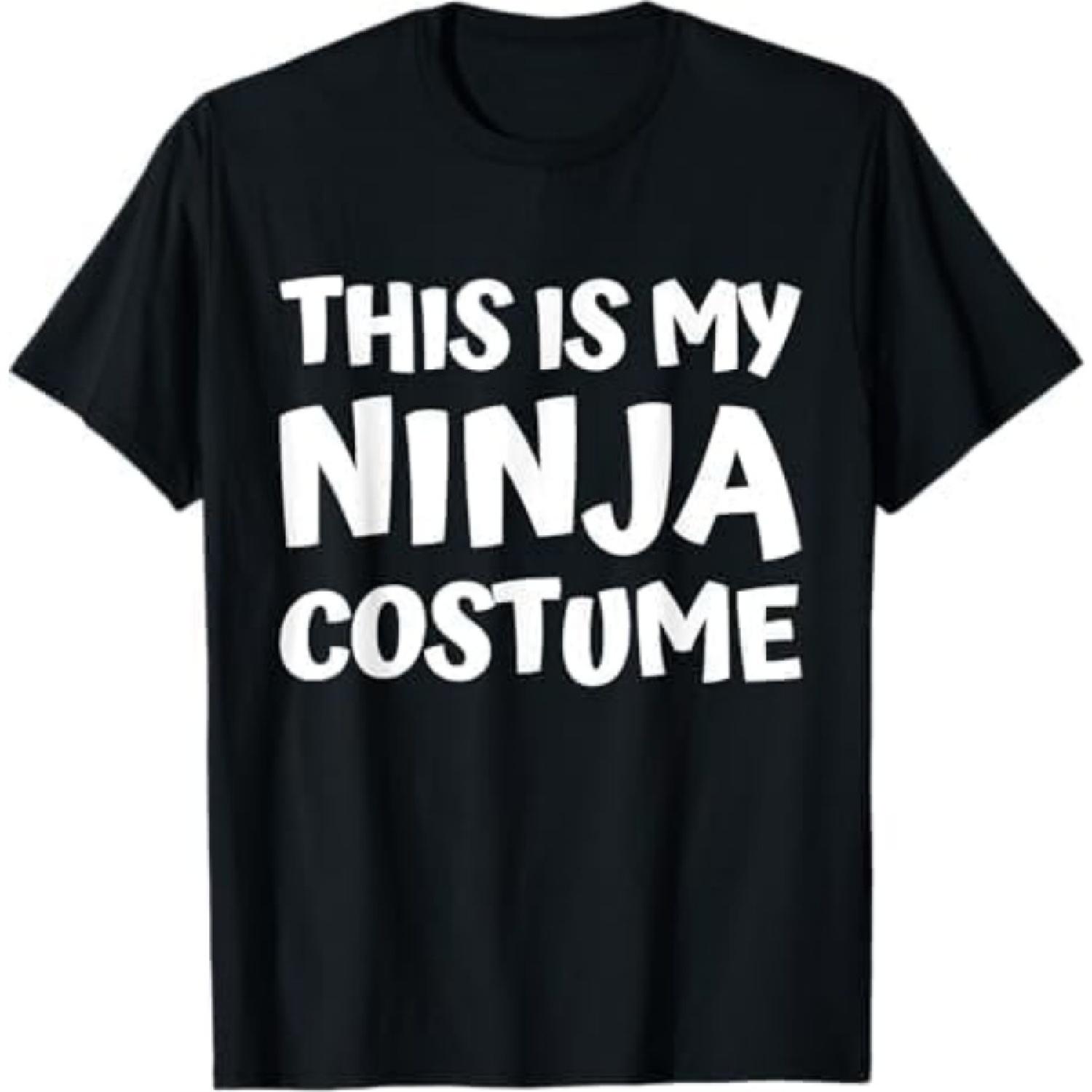 

This is My Ninja Costume Halloween Spooky for Women Men Kids T-Shirt Khan Mens Womens Tank Top Sweatshirt Hoodie 489 Black XXXXXL різнокольоровий