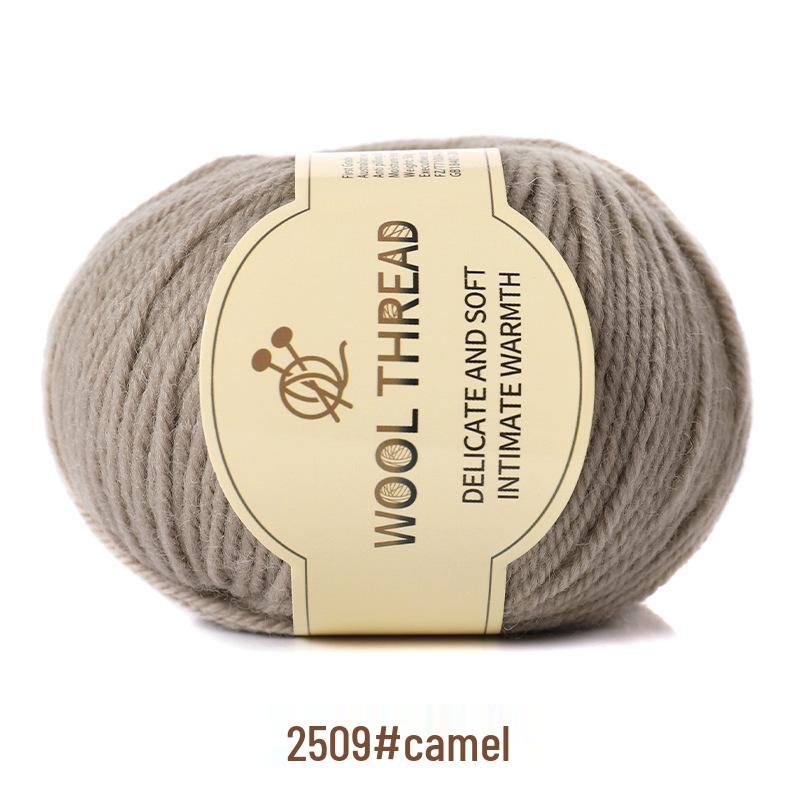 

Пряжа из кашемировой шерсти средней толщины для вязания вручную детских шарфов и свитеров, со спицами.