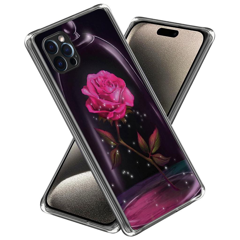 For iPhone 15 Pro Max Case Ultra Thin TPU Phone Shell with Pattern Printing