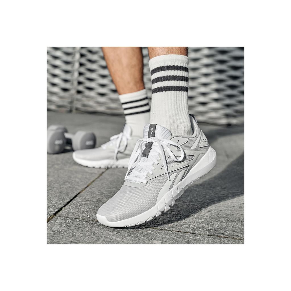 Reebok Flexagon Energy Tr 4 Comfortable Versatile Low-Top Training Shoes Men Sneakers Gray White 100202004