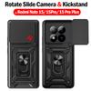 Schiebekamera Hülle für Xiaomi Redmi Note 15 Pro Plus Hülle für Redmi Note 15 Pro 5G Capa Ringständer Halter Stoßfeste Abdeckung