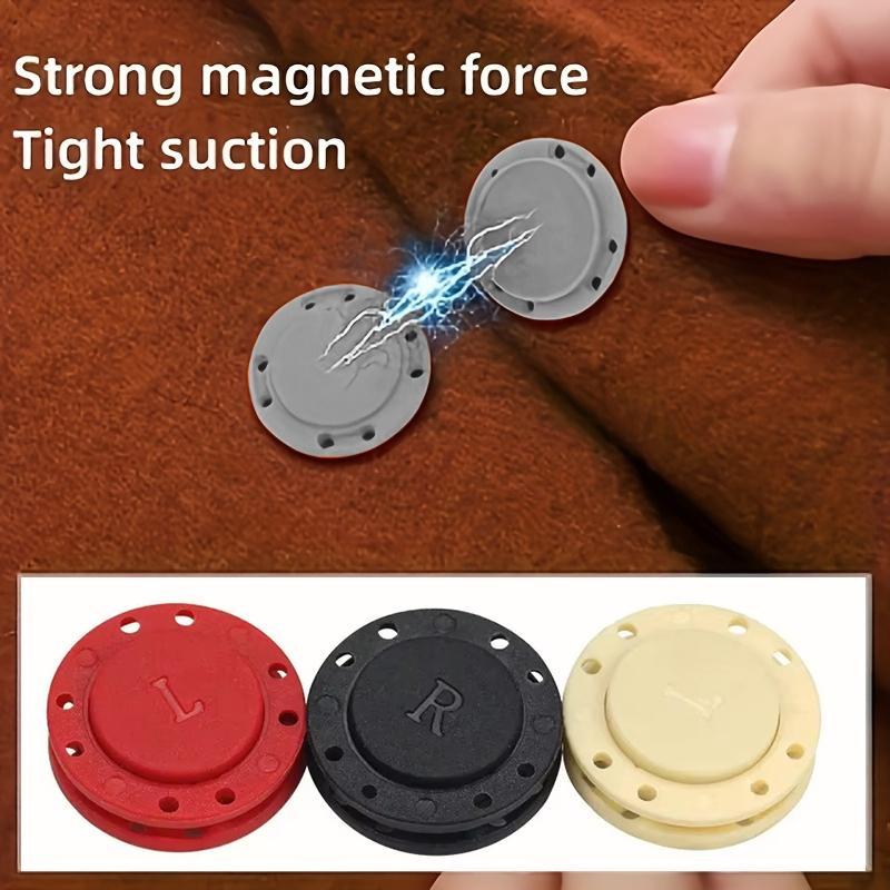 4PC Bags Eco-Friendly Snap Metal Fasteners Rust-Proof Clothing Convenient Strong DIY Magnetic Invisible 26mm
