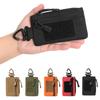 New Mini Key Wallet Multifunctional Solid Color Waist Pack Card Holder Pouch Unisex