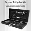 Hair Scissors Storage Box PU Leather Scissors Cases Hair Salon Supplies Practical Hairdressing Scissors Storage Box