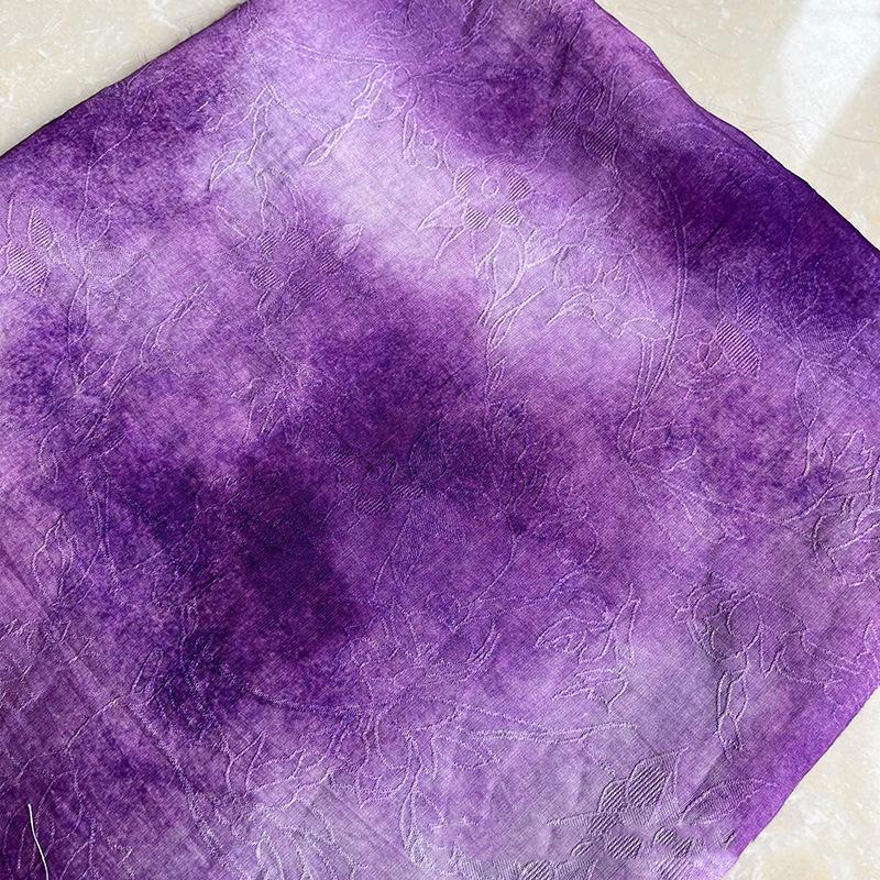 1M Chinese Style Dyeing Jacquard Digital Print Fabric For Sewing Hanfu Dress Cheongsam Qipao Handmade Clothes