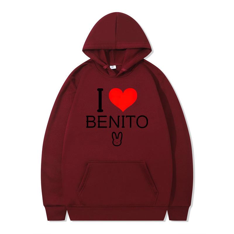 Autumn and winter new un verano sin ti bad bunny hoodie hooded sweater