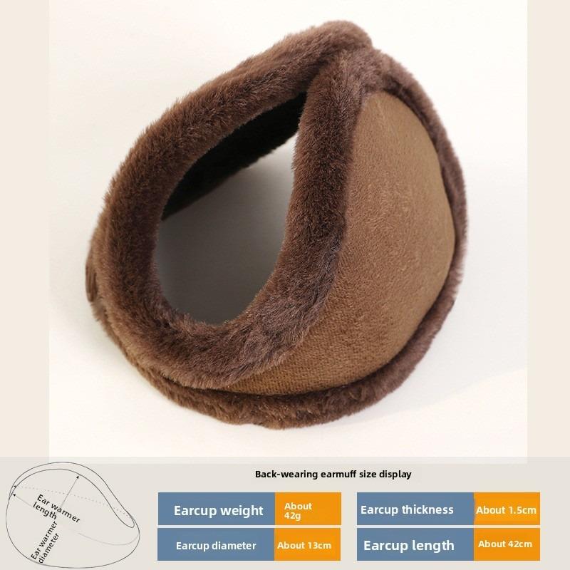 Warm Earmuffs for Men, A Winter Anti-freezing and Ear-keeping Wonder. Thickened with Fleece, Windproof and Cold-proof Earmuffs