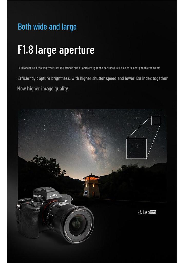 Viltrox 16mm F1.8 Autofocus Full-Frame Wide-Angle Lens for E/Z Mount Mirrorless Cameras