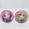 100 Girls You Cartoon Anime 58mm Laser Brooch Pin Characters Yoshimoto Shizuka Eiai Nano Pendant Jewelry