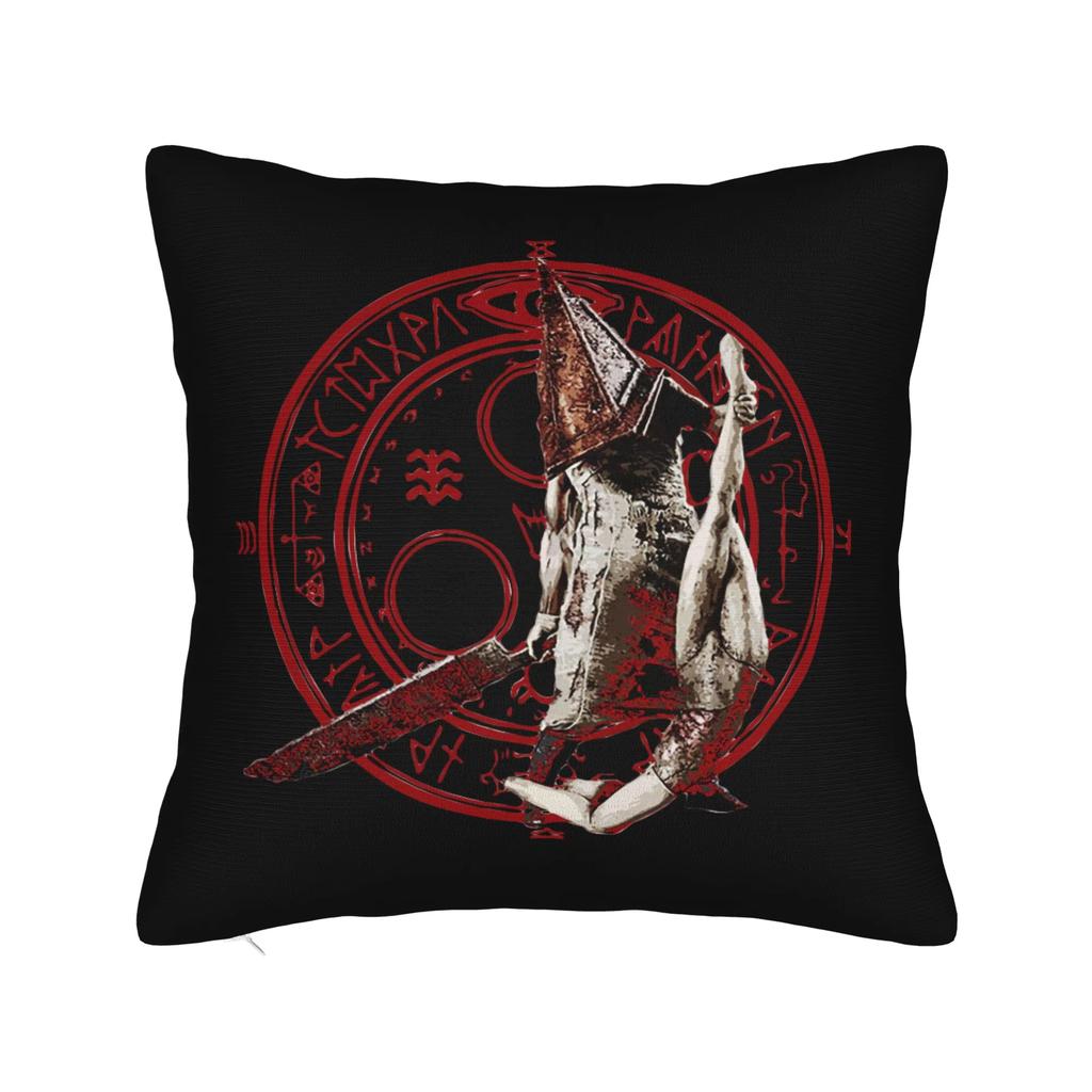 Silent Hill 2 Horror Game Pillow Case - Polyester Square Cushion Cover For Sofa Fashion Decor