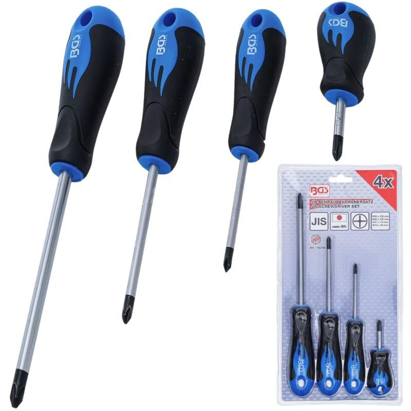PH Phillips JIS screwdrivers for Japanese motorcycles, set of 4, BGS Technic