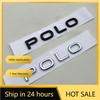 2026 Nouveaux Emblèmes 3D ABS Chrome Noir Logo Polo Emblème Lettres Badge Autocollant Coffre Arrière Voiture MK7 MK8 GTI 2019-2025 Aut