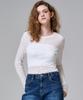 Marop 5106 Slim Fit See-Through T-Shirt (Ivory)