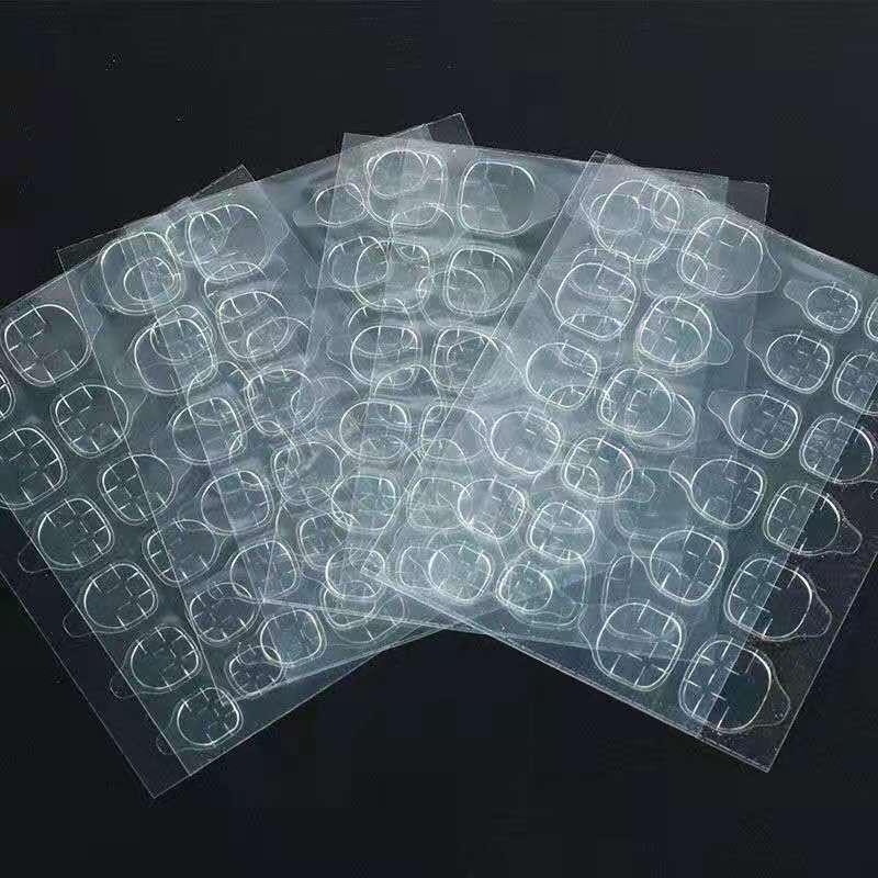 Children's High Viscosity Removable Nail Stickers with Transparent Jelly Glue