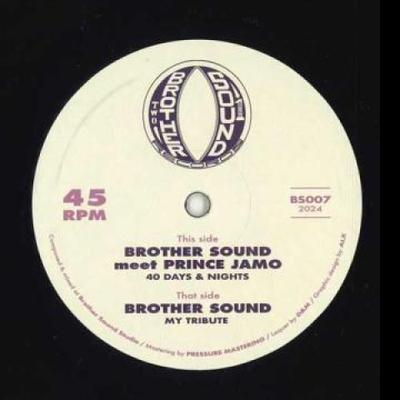 12inch Record PRINCE JAMO - 40 Days & Nights; Mix 2; Mix 3 / My BS007 Brother Sound 2024 Reggae, Ska & Dub