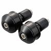 Daytona Aluminum Billet Motorcycle Bar End General Purpose Inner Diameter 14-19 Heavy Weight Bar End High Dish Black 72039