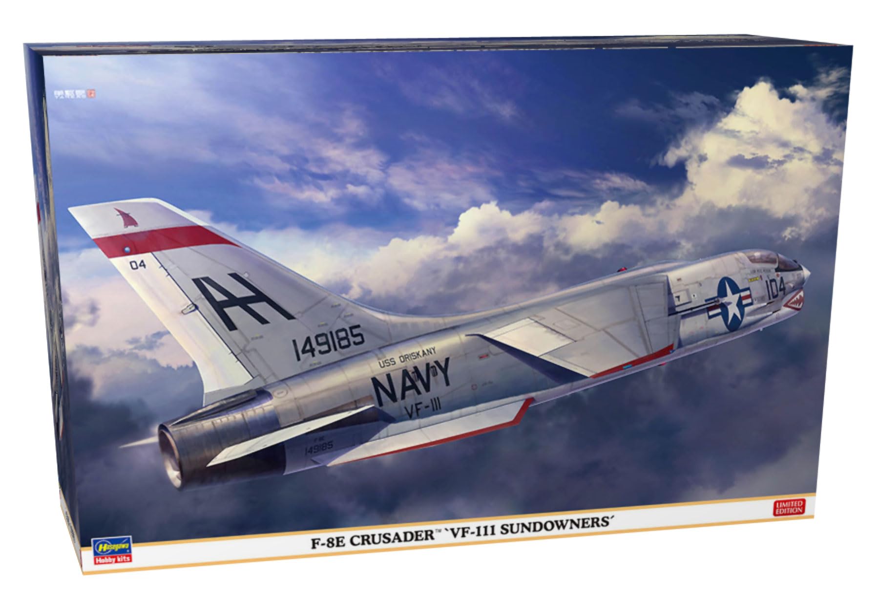 Hasegawa Пластиковая модель самолета ВМС США Crusader Sundowners 07524 1/48 F-8E VF-111
