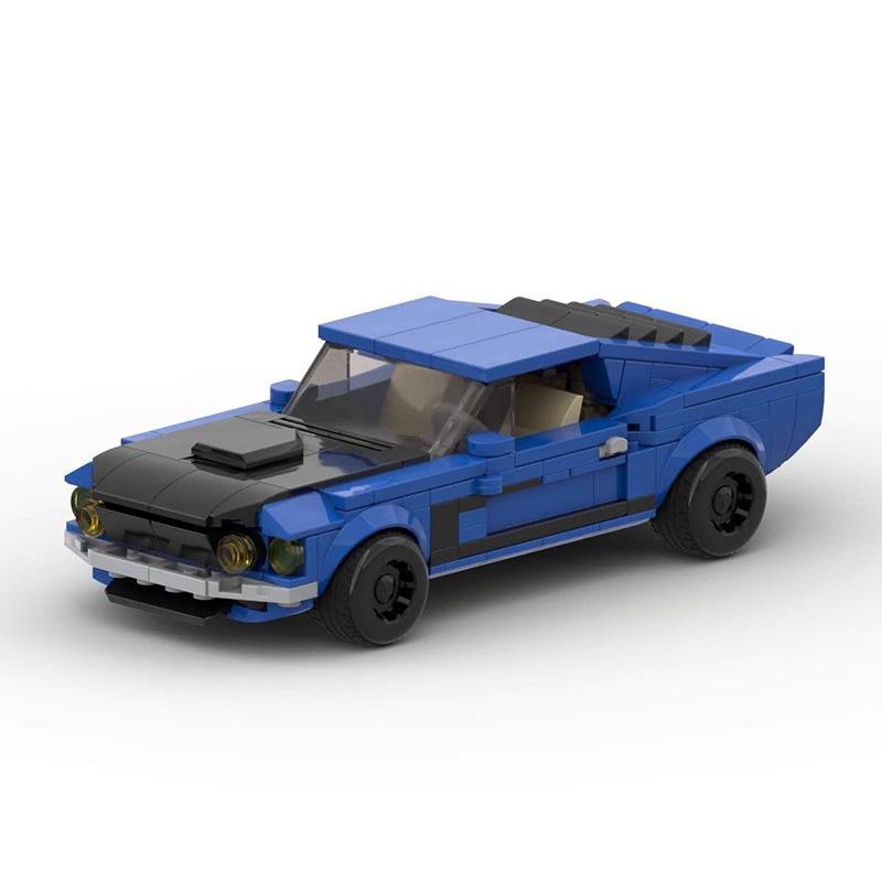 MOC-96038 Futama Boss 302 Racing Speed8 Grid Car Building Block Assembly Set