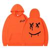 New Autumn and Winter Rock One-way Combination Fashion Printed Fleece Thickened Sweater