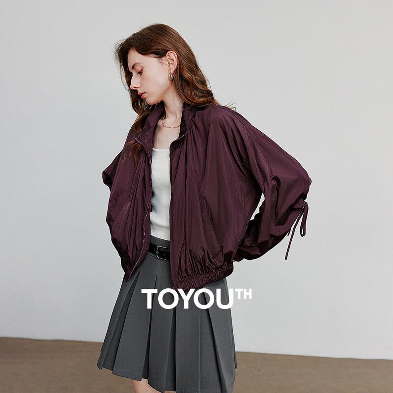 

Chuyu 2025 Осень Легкая куртка со стойкой воротником в стиле «старые деньги» M